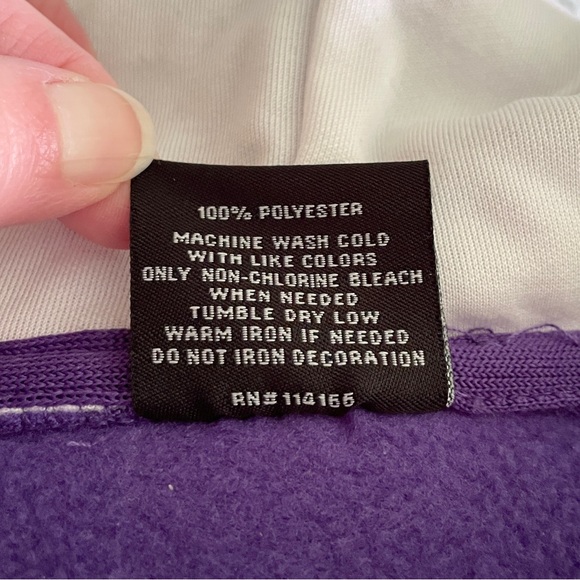 Texas Christian University Horned Frog Colosseum NCAA Hooded Sweatshirt Sz L - Picture 7 of 12